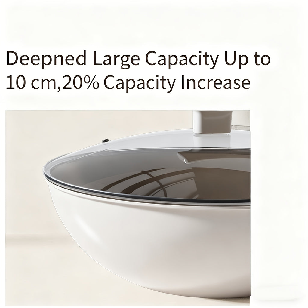 for home Use Non-Stick Frying Pan, Made of Titanium, Uncoated, Ceramic, Flat-Bottom Stir-Fry Pan, Suitable for Gas And Induction Cooktops