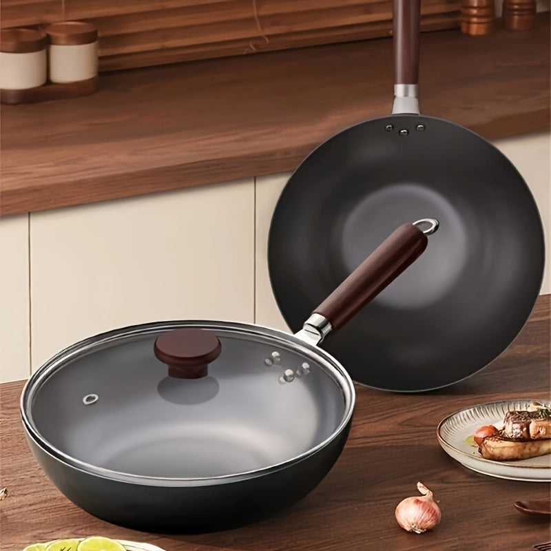 SUPOR Fine Iron Wok Healthy Uncoated Iron Wok 32cm Open Flame Gas Frying Pan