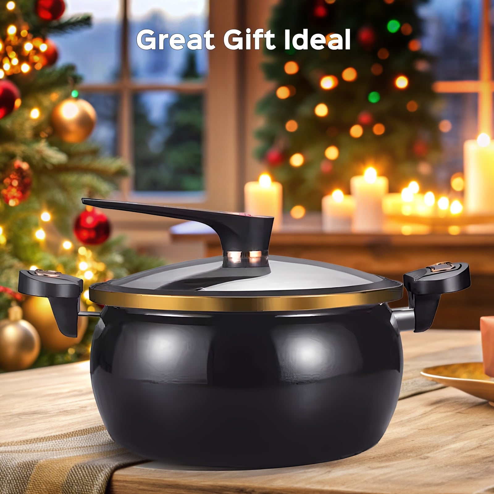 A Spacious Soup Pot Featuring a Twist-Lock Handle for Efficient Cooking, This 8.45QT Non-Stick Multi-Functional Pot Is Suitable for Gas Stoves, Open Flames, And Induction Cookers, Making It a Versatile Choice for Households, Restaurants, Hotels
