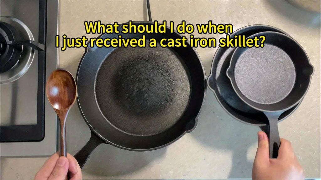 3\u002F4\u002F5pcs Cast Iron Skillet, Heavy-Duty Professional Restaurant Chef Quality Pre-Seasoned Pan Cookware Set, for Frying, Saute, Cooking, Use Indoor\u002FOutdoor, Oven, Grill
