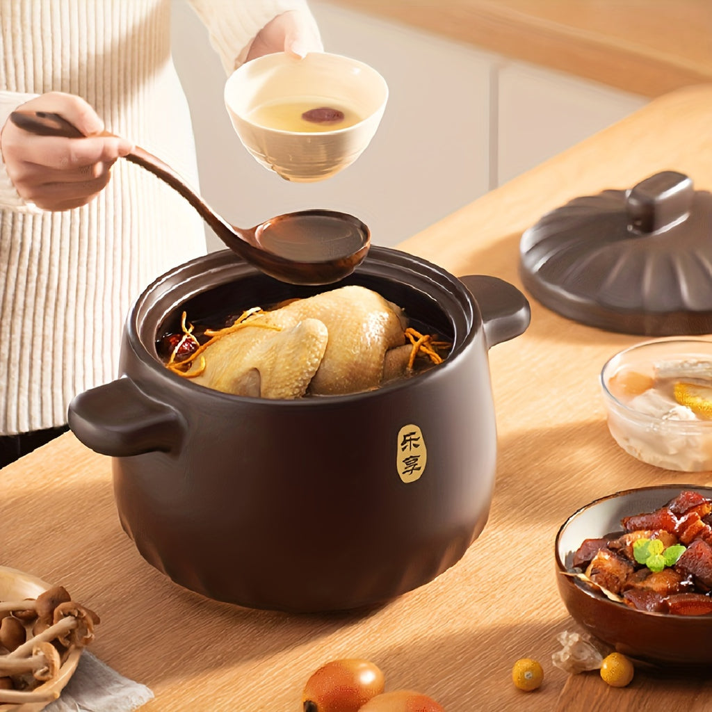 SUPOR Ceramic Casserole Household Casserole Pot High Temperature Resistant Casserole Stewpot Size New Ceramic Healthy Casserole. Enjoy Series TB45A1 Deep Soup Pot 4.5 Litre