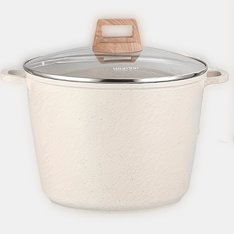 Large Capacity Stock Pot Hoarbar Large Capacity 10.5QT Non-Stick Stock Pot - High-Temperature Resistant, Induction & All Stovetops Compatible, Easy-Clean Design for Home Cooks & Families, Perfect Housewarming Gift