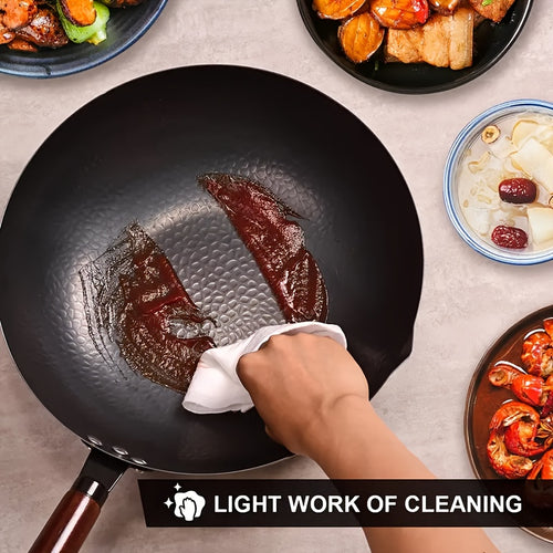 2\u002F14pcs Covered Iron Pot Set - Heat-resistant Cooking Surface - Multifunctional Pot Suitable for All Stoves, Including Cooking Utensils Accessories, Convenient for Frying And Cooking, Diameter 12.6 Inches, Father's Day Gift