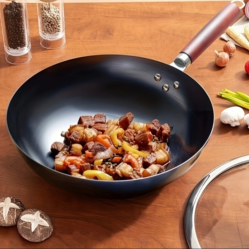SUPOR Fine Iron Wok Healthy Uncoated Iron Wok 32cm Open Flame Gas Frying Pan